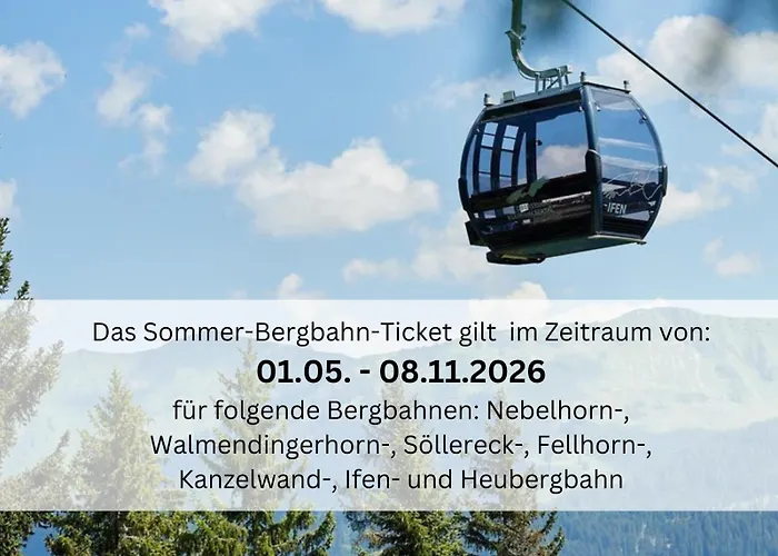 Apartmán Bergfex Ifenblick Mit Ebikes Und Sommer-bergbahnticket Oberstdorf