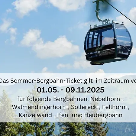 Bergfex Ifenblick Mit Sommer-bergbahnticket Apartment *